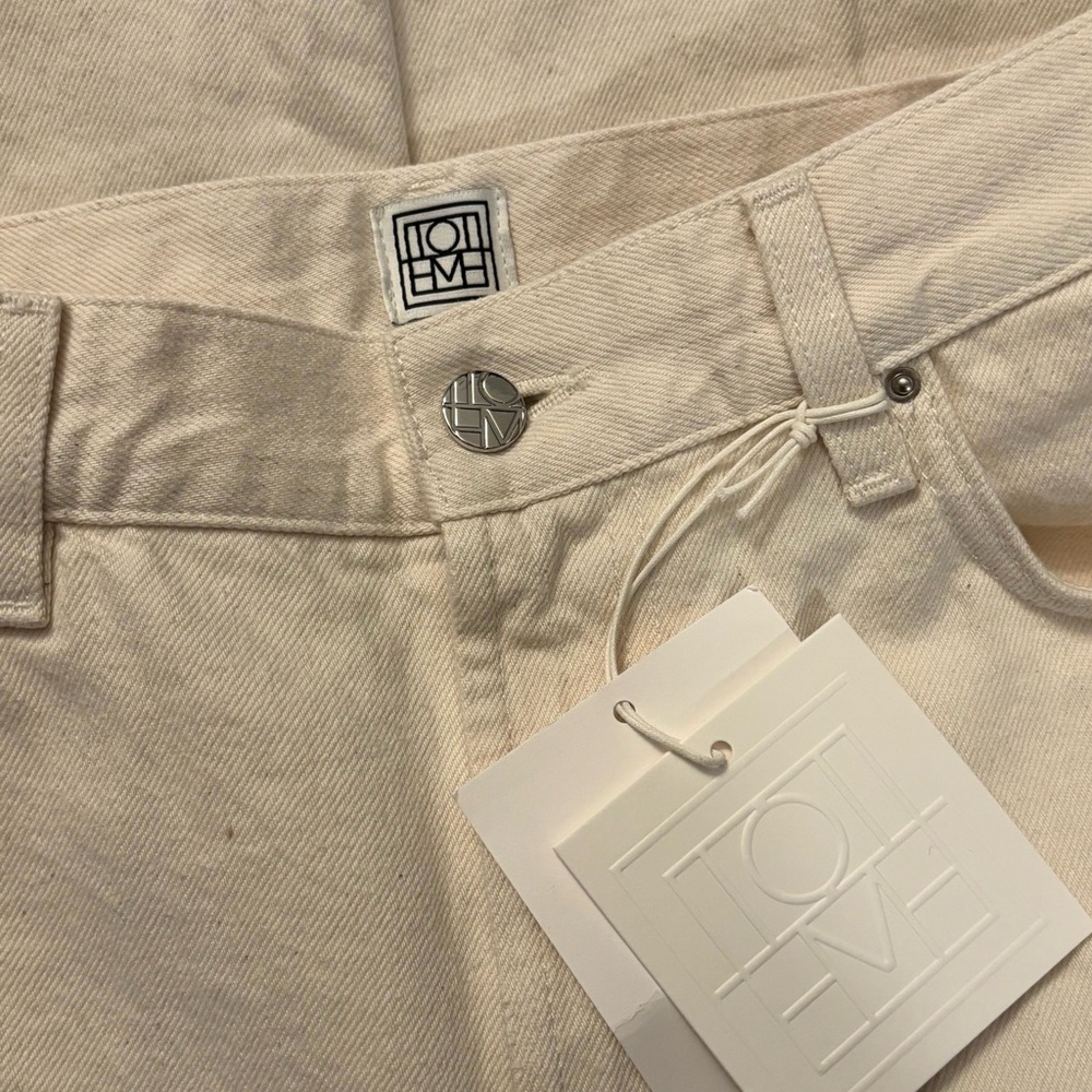 Toteme off-white wide-leg Jeans